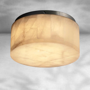 Riora Calcite Round Flushmount 6"10"14", flush mount - view 5