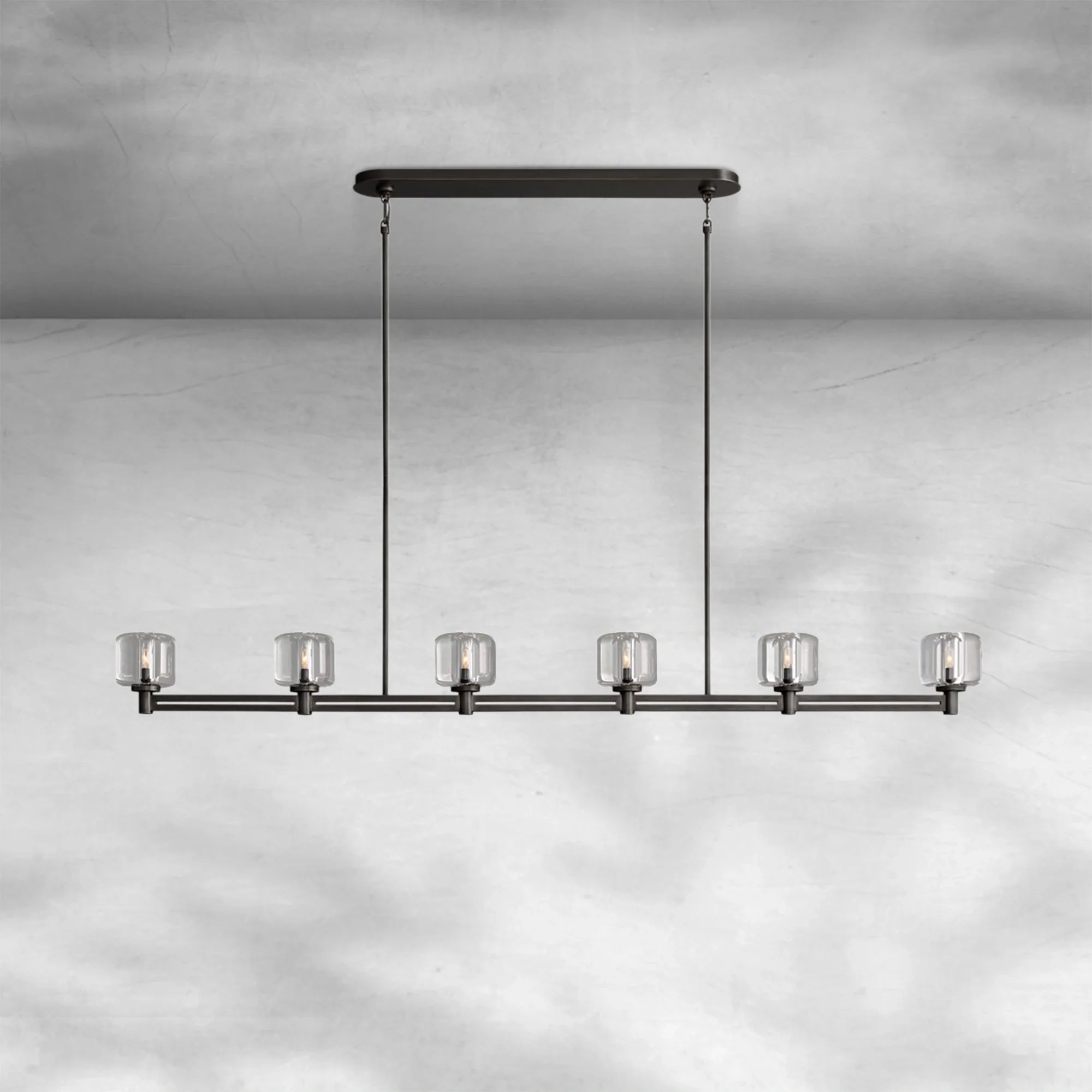 Delume Linear Chandelier 54"72"