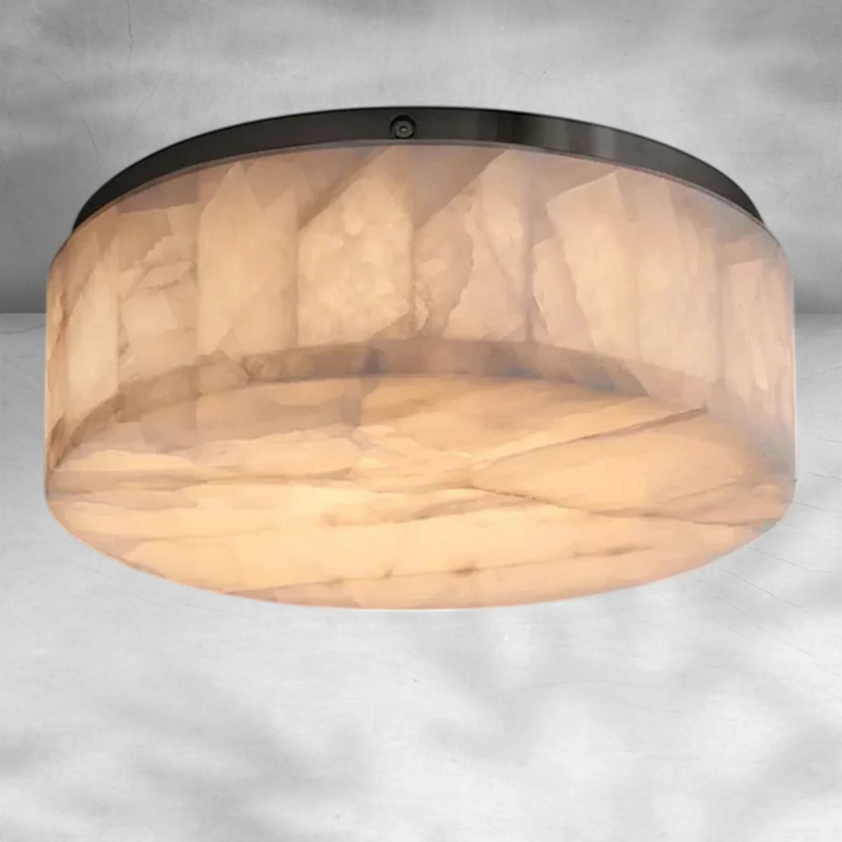 Riora Calcite Round Flushmount 6"10"14", flush mount - view 8