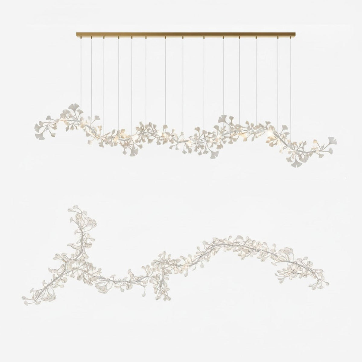 Gingko Ceramic Branch Chandelier E - view 53
