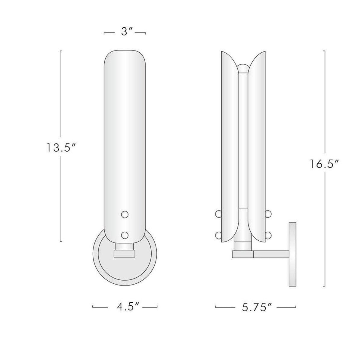 Debora Wall Sconce 16.5" H - view 7