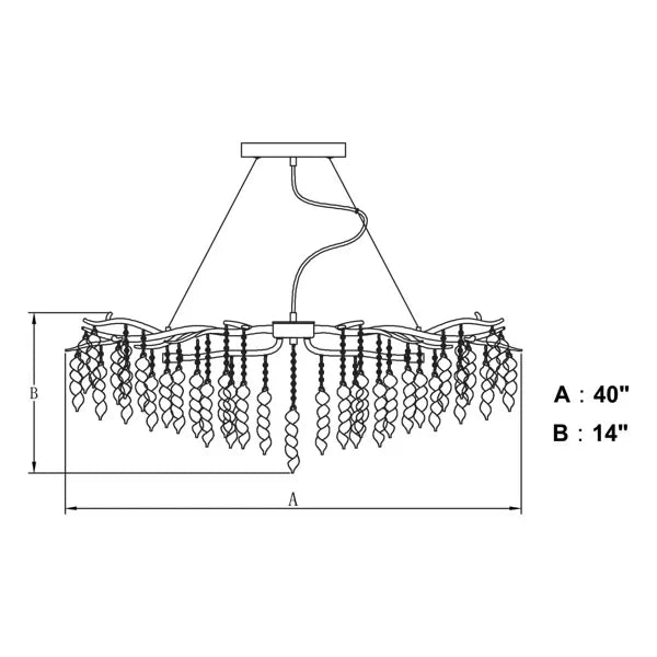 New Light Luxury Crystal Geometric Chandelier for Living Room/Dining Room/Bedroom - view 22