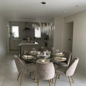 New Light Luxury Crystal Geometric Chandelier for Living Room/Dining Room/Bedroom - view 19