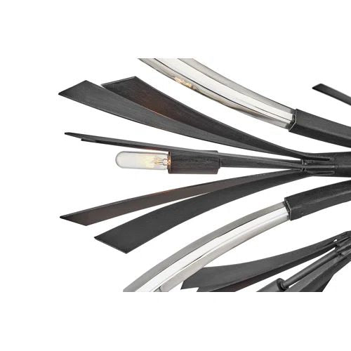 Bergamots 13 Lights  Chandelier 42"H - view 4