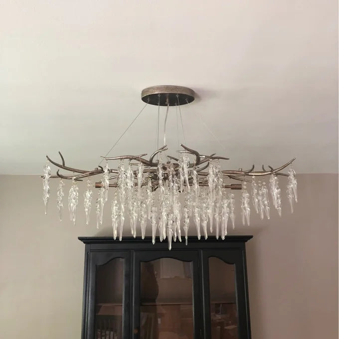 New Light Luxury Crystal Geometric Chandelier for Living Room/Dining Room/Bedroom - view 3