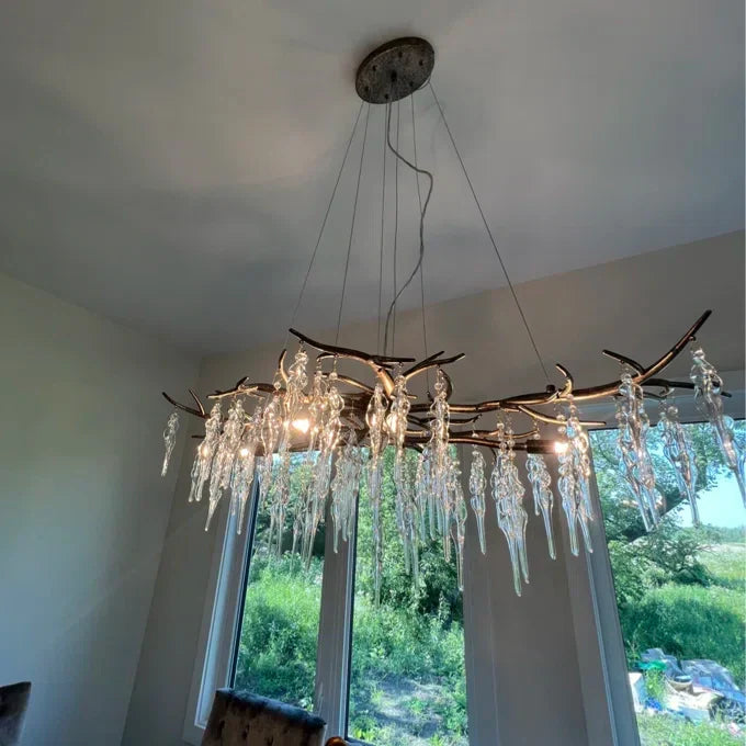 New Light Luxury Crystal Geometric Chandelier for Living Room/Dining Room/Bedroom - view 9