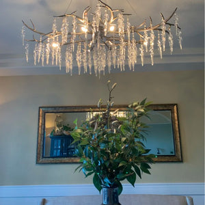 New Light Luxury Crystal Geometric Chandelier for Living Room/Dining Room/Bedroom - view 8