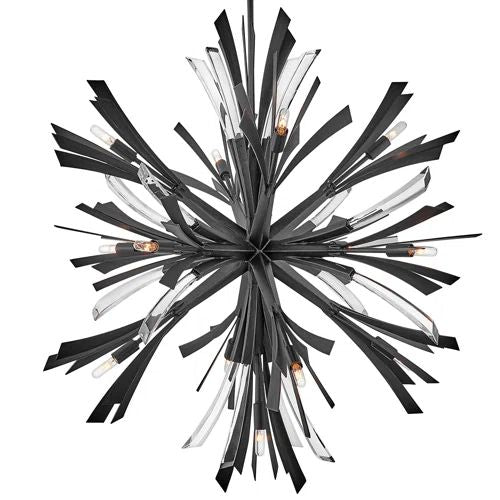 Bergamots 13 Lights  Chandelier 42"H - view 3