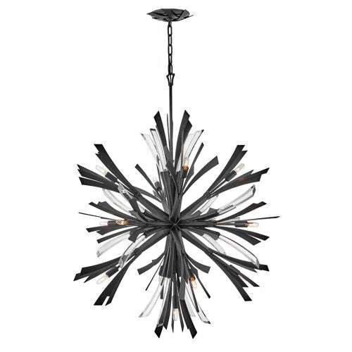 Bergamots 13 Lights  Chandelier 42"H - view 9