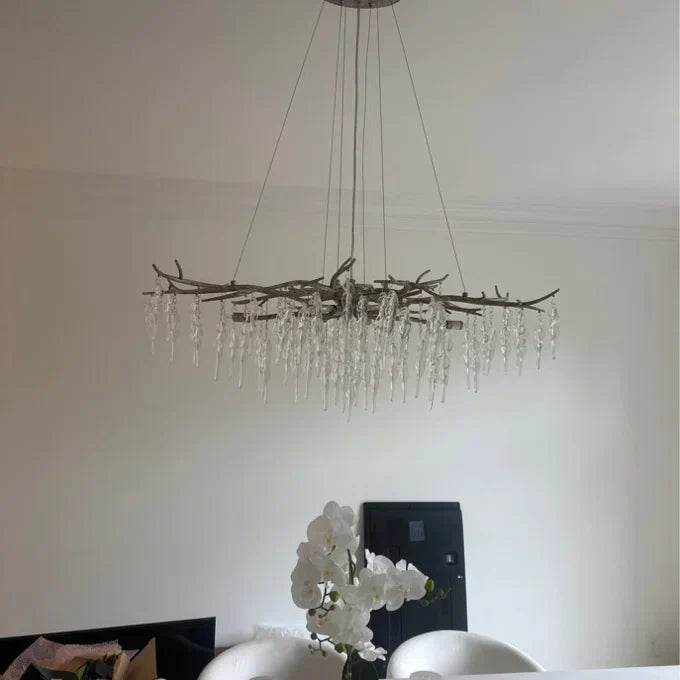 New Light Luxury Crystal Geometric Chandelier for Living Room/Dining Room/Bedroom - view 6