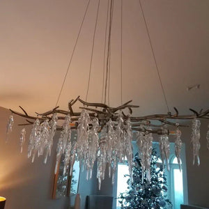 New Light Luxury Crystal Geometric Chandelier for Living Room/Dining Room/Bedroom - view 14