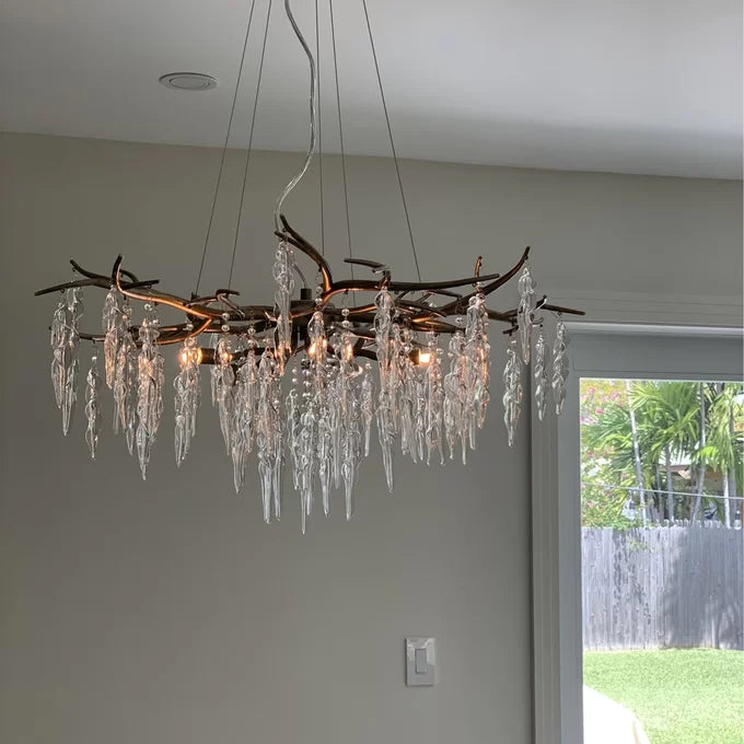 New Light Luxury Crystal Geometric Chandelier for Living Room/Dining Room/Bedroom - view 20