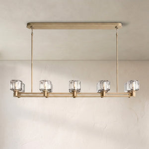 Delume Double Linear Chandelier 54"72"
