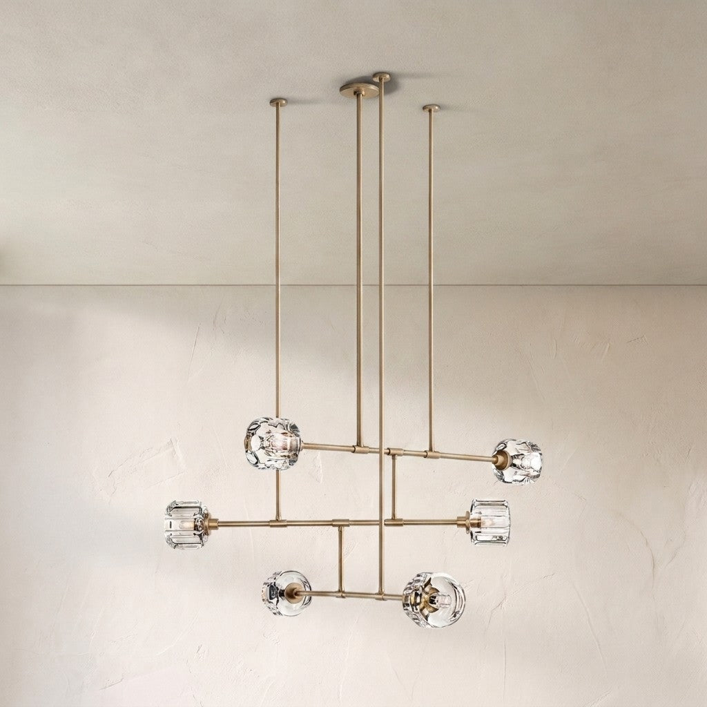 Delume Mobile Round Chandelier 48" 62"