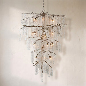 Donna 21-Light Glass Chandelier