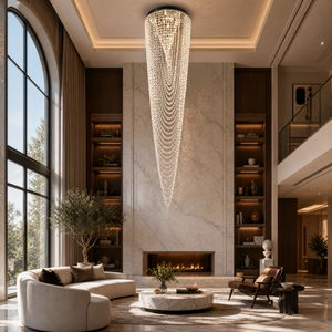 Dream Veil Modern Sculptural Pendant Light, K9 crystal - view 2