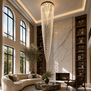Dream Veil Modern Sculptural Pendant Light, K9 crystal - view 3