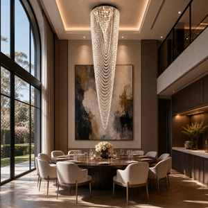 Dream Veil Modern Sculptural Pendant Light, K9 crystal - view 4