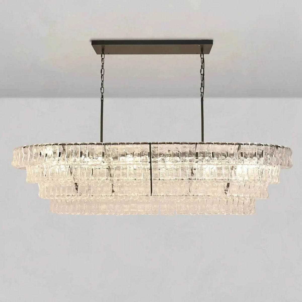 Ghiaccio Oval Chandelier 54''65'' - view 14