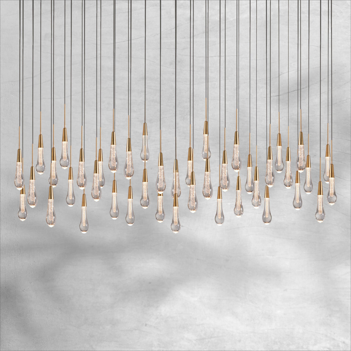 Soltaire Linear Chandelier 37"50"70" - view 13