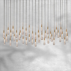 Soltaire Linear Chandelier 37"50"70" - view 13