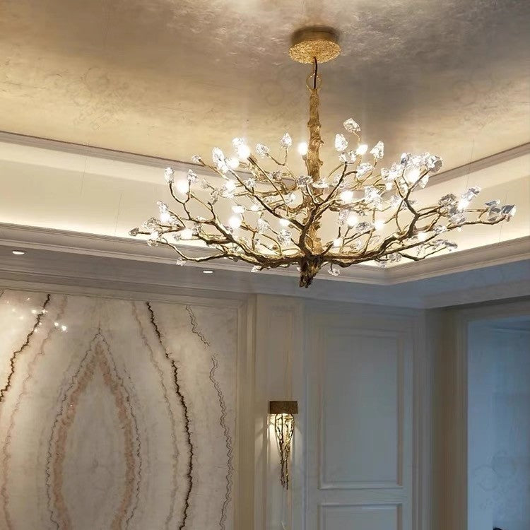Gemstone Branch Chandelier with Artistic Design for Bedroom or Living Room - view 2