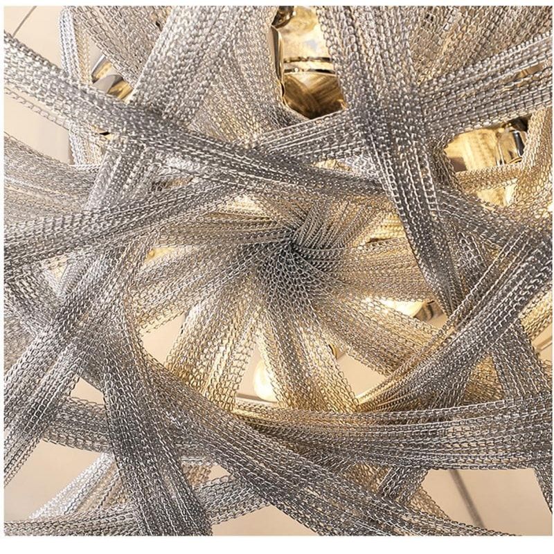 Liz Luxury Aluminum Chain  Flushmounts, flush mount - view 11