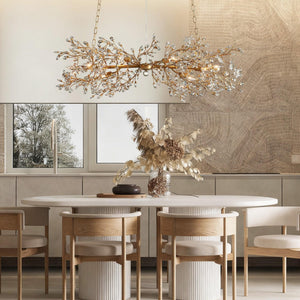 Fiore Linear Chandelier 43"51"68" - view 9