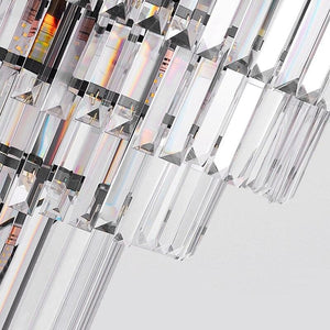 Timeless Black Modern Classic Crystal Long Chandelier - view 6