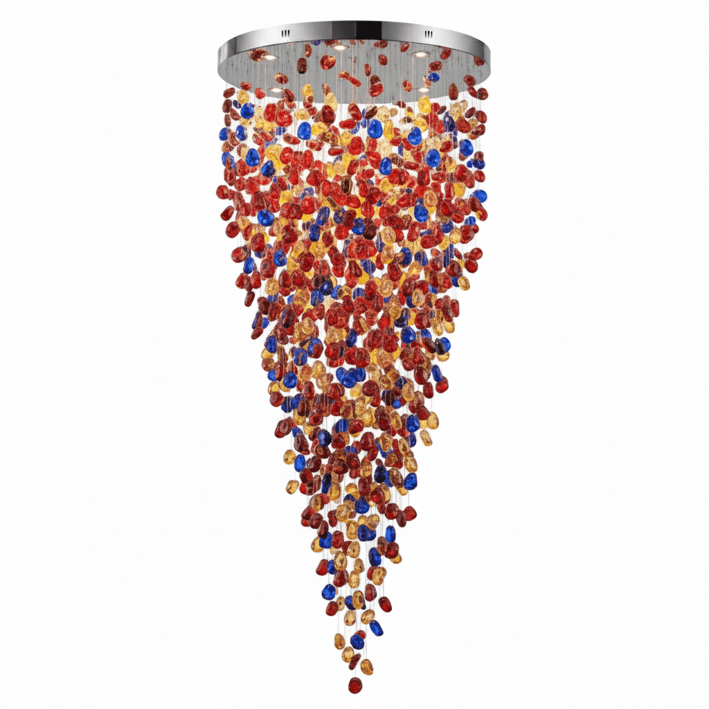 Crystal Stone Crystal Spiral Chandelier - view 88