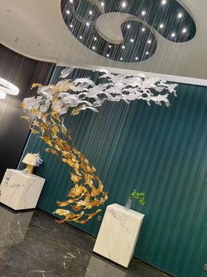 Galaxy Glass Feathers Flying Chandelier - view 59