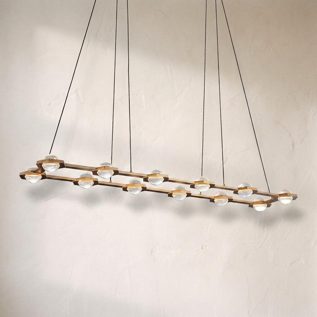 Eldric Rectangular Chandelier 54"72"