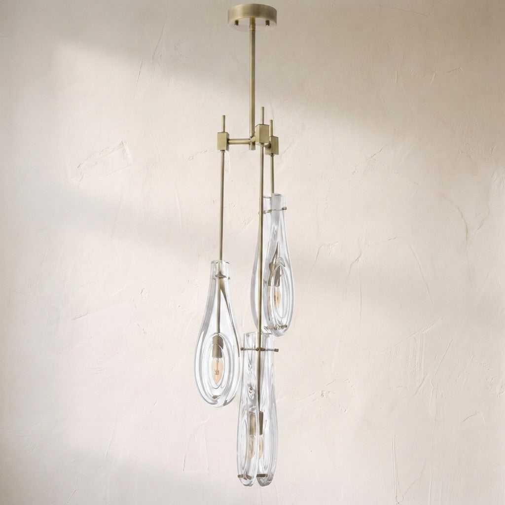 Eternity Modern Brass Chandelier S/L - Brass/Bronze - view 8