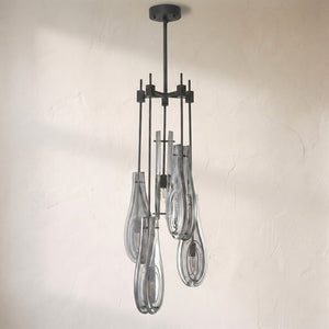 Eternity Modern Brass Chandelier S/L - Brass/Bronze