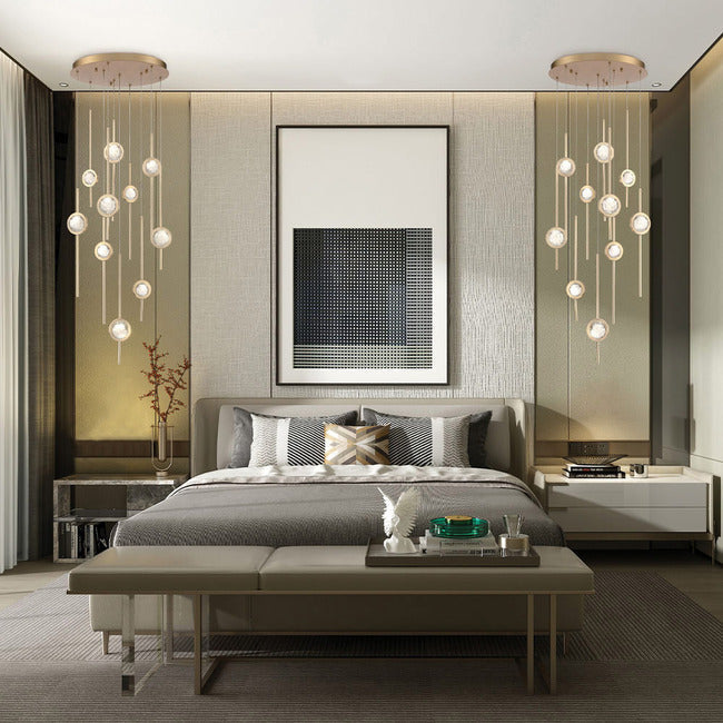 Velveton Seeded Glass Chandelier - view 8
