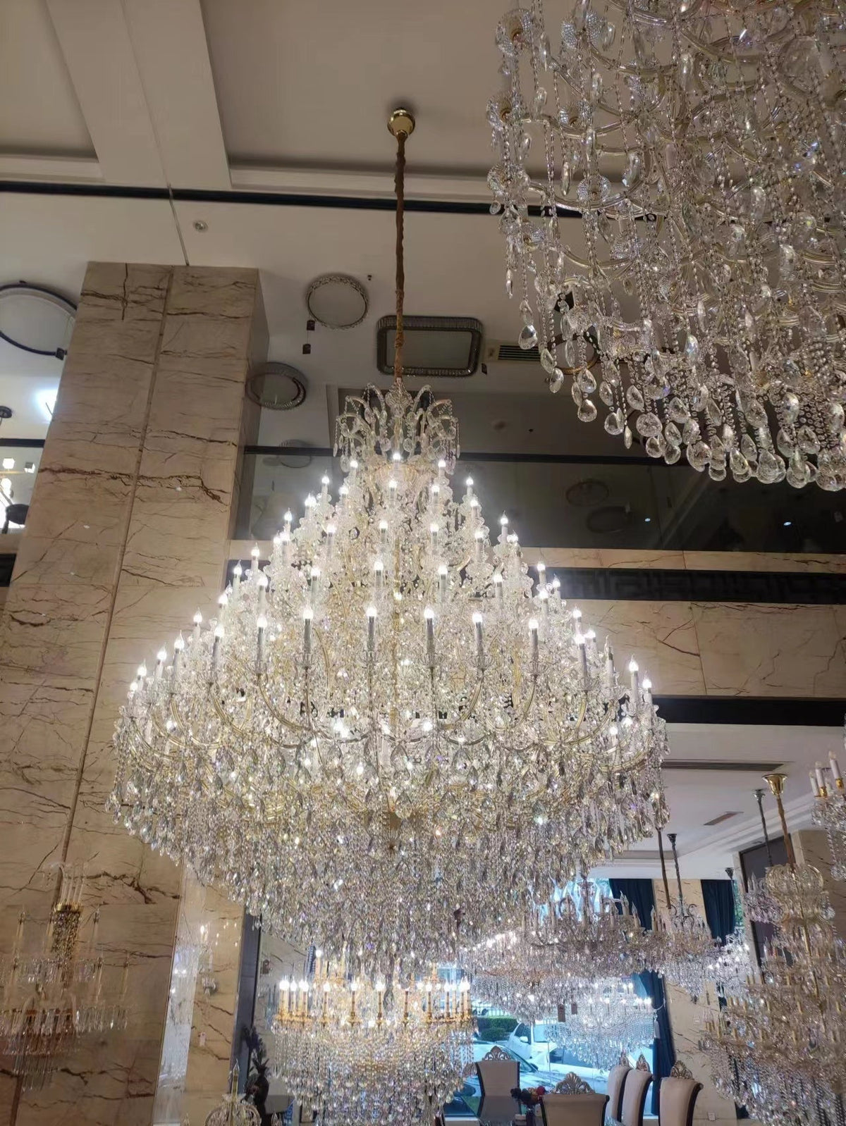 Extra Large Multi-tiered Candle Light  Crystal Chandelier for Hotel/Restaurant - view 10