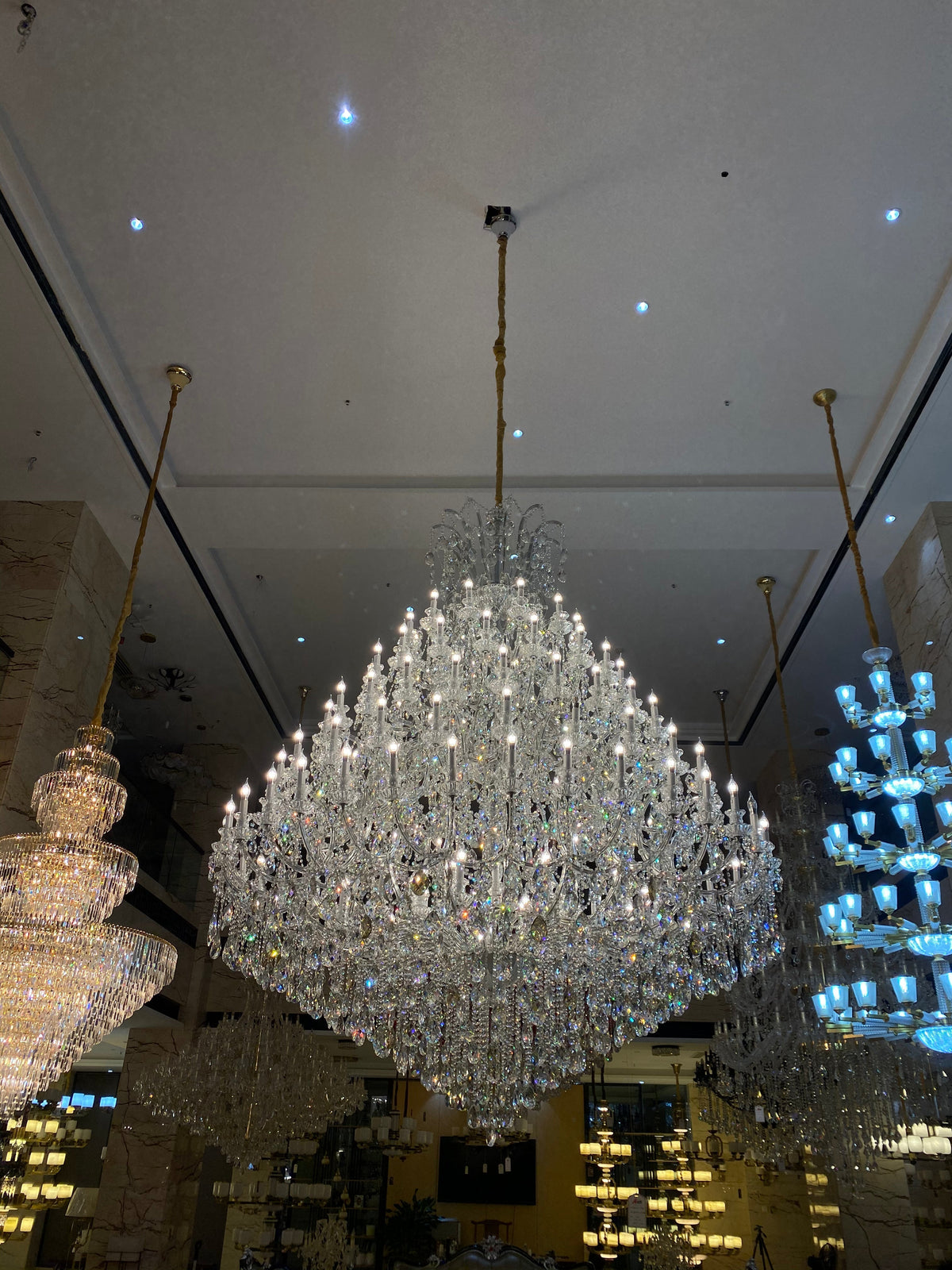 Extra Large Multi-tiered Candle Light  Crystal Chandelier for Hotel/Restaurant - view 11