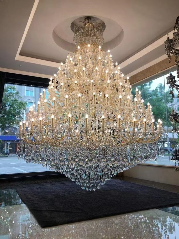 Extra Large Multi-tiered Candle Light  Crystal Chandelier for Hotel/Restaurant - view 14