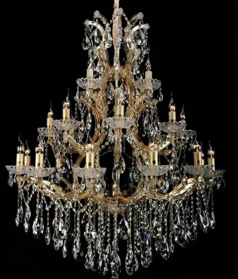 Extra Large Multi-tiered Candle Light  Crystal Chandelier for Hotel/Restaurant - view 15