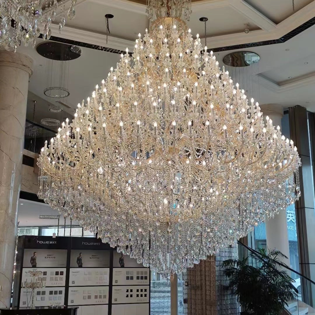 Extra Large Multi-tiered Candle Light  Crystal Chandelier for Hotel/Restaurant - view 2