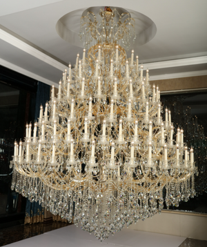 Extra Large Multi-tiered Candle Light  Crystal Chandelier for Hotel/Restaurant - view 20