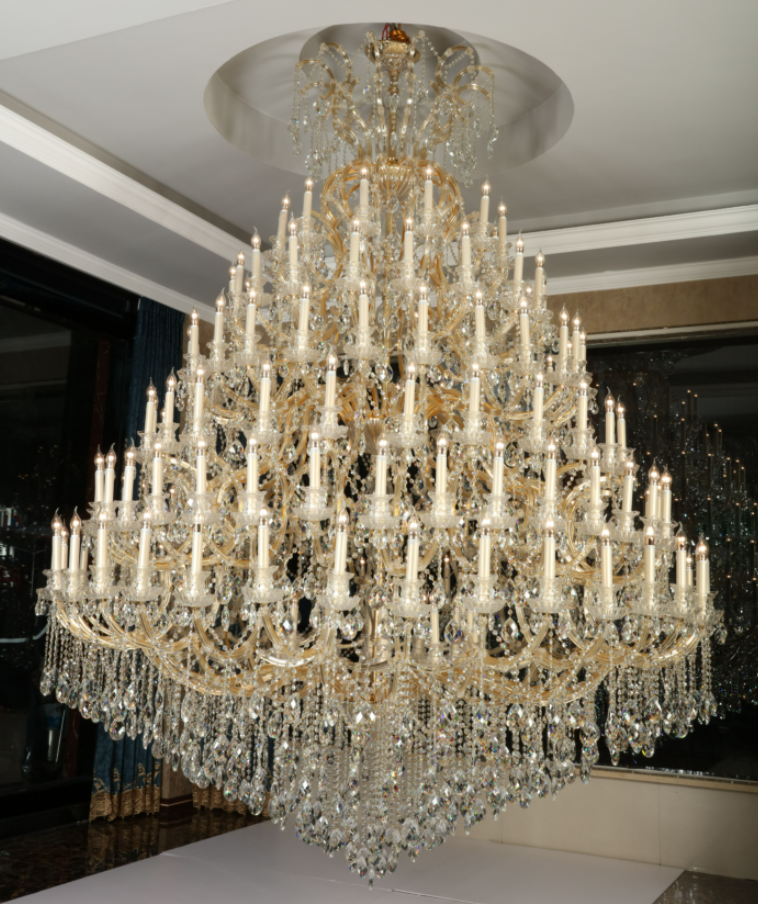 Extra Large Multi-tiered Candle Light  Crystal Chandelier for Hotel/Restaurant - view 20