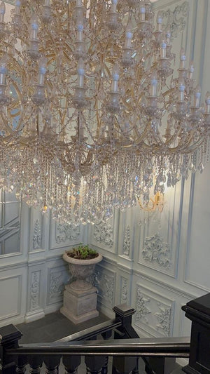 Extra Large Multi-tiered Candle Light  Crystal Chandelier for Hotel/Restaurant - view 3