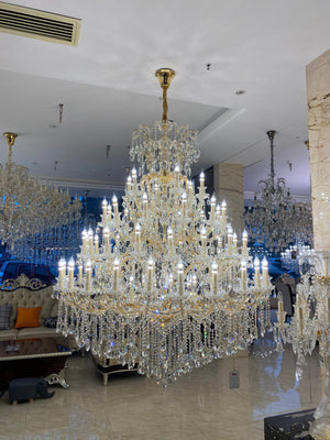 Extra Large Multi-tiered Candle Light  Crystal Chandelier for Hotel/Restaurant - view 4