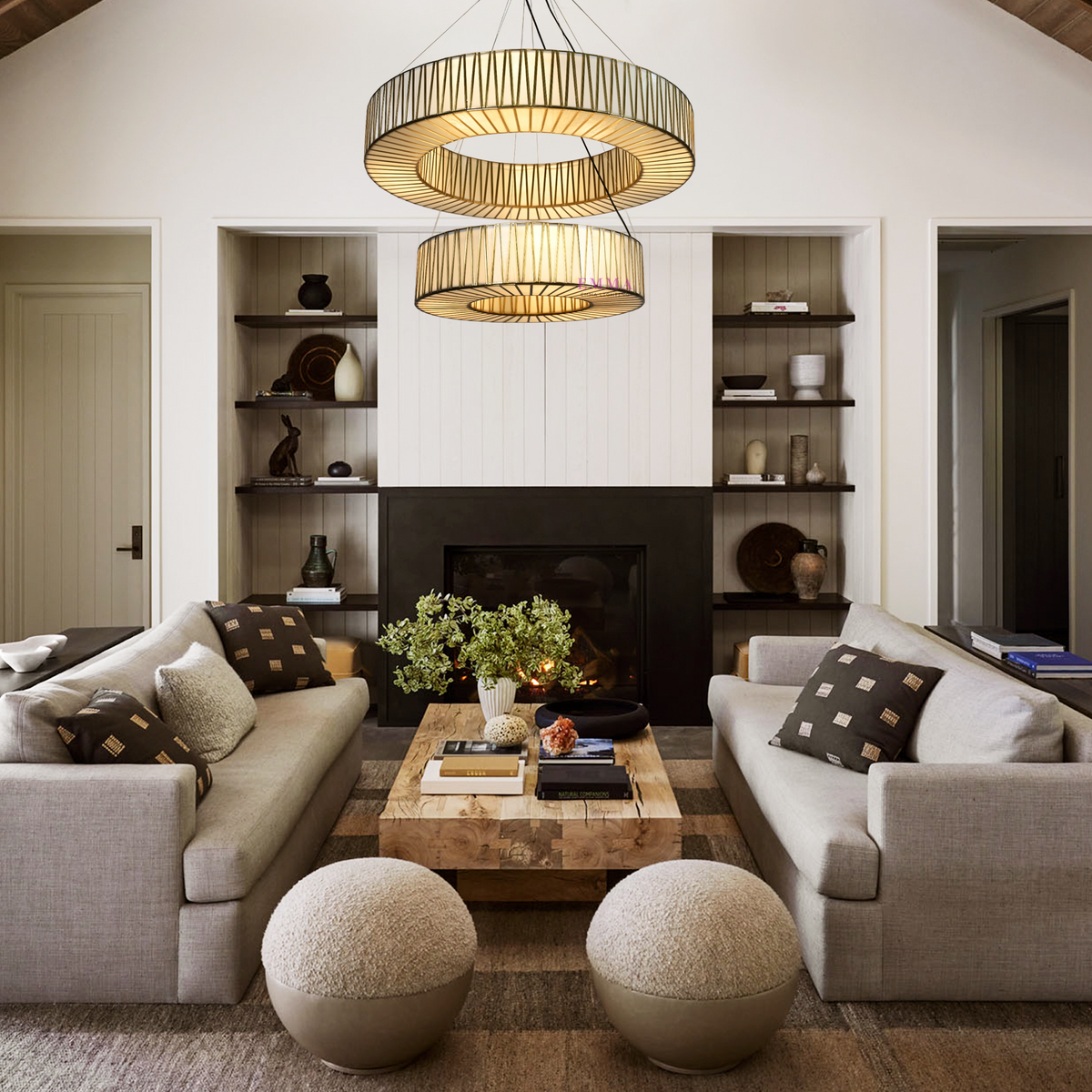 Bonita 2-Tier Round Chandelier, two-tier - view 7