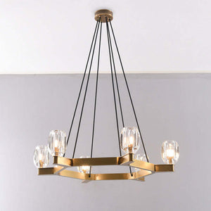 Kevin Canson Circular Crystal Chandelier Chandeliers