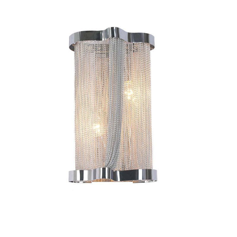 Ashley Aluminum Chain Tassel Wall Sconce, chandelier - view 3