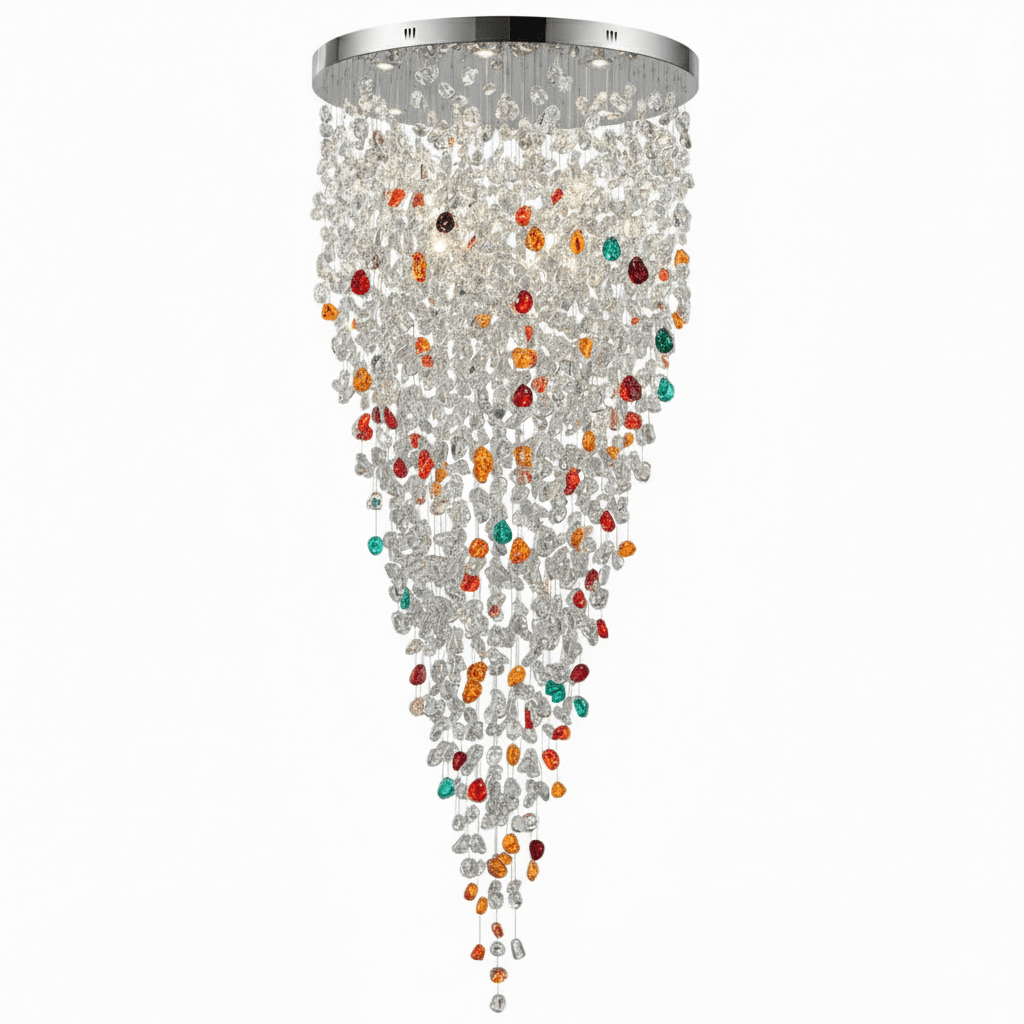Crystal Stone Crystal Spiral Chandelier - view 89
