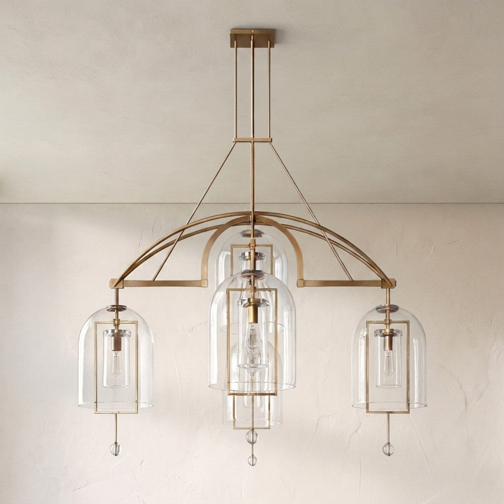 Fable Grand Round Chandelier 73" 5-Lights