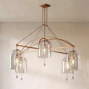 Fable Grand Round Chandelier 85" -5 Lights
